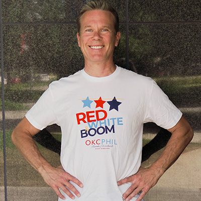 OKCPHIL Red, White and Boom T-Shirt